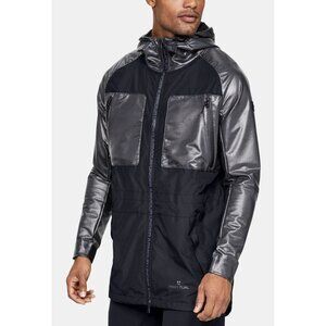 NWT Men's Under Armour Perpetual Mixed-Media Zip Up Parka Jacket Sz Medium